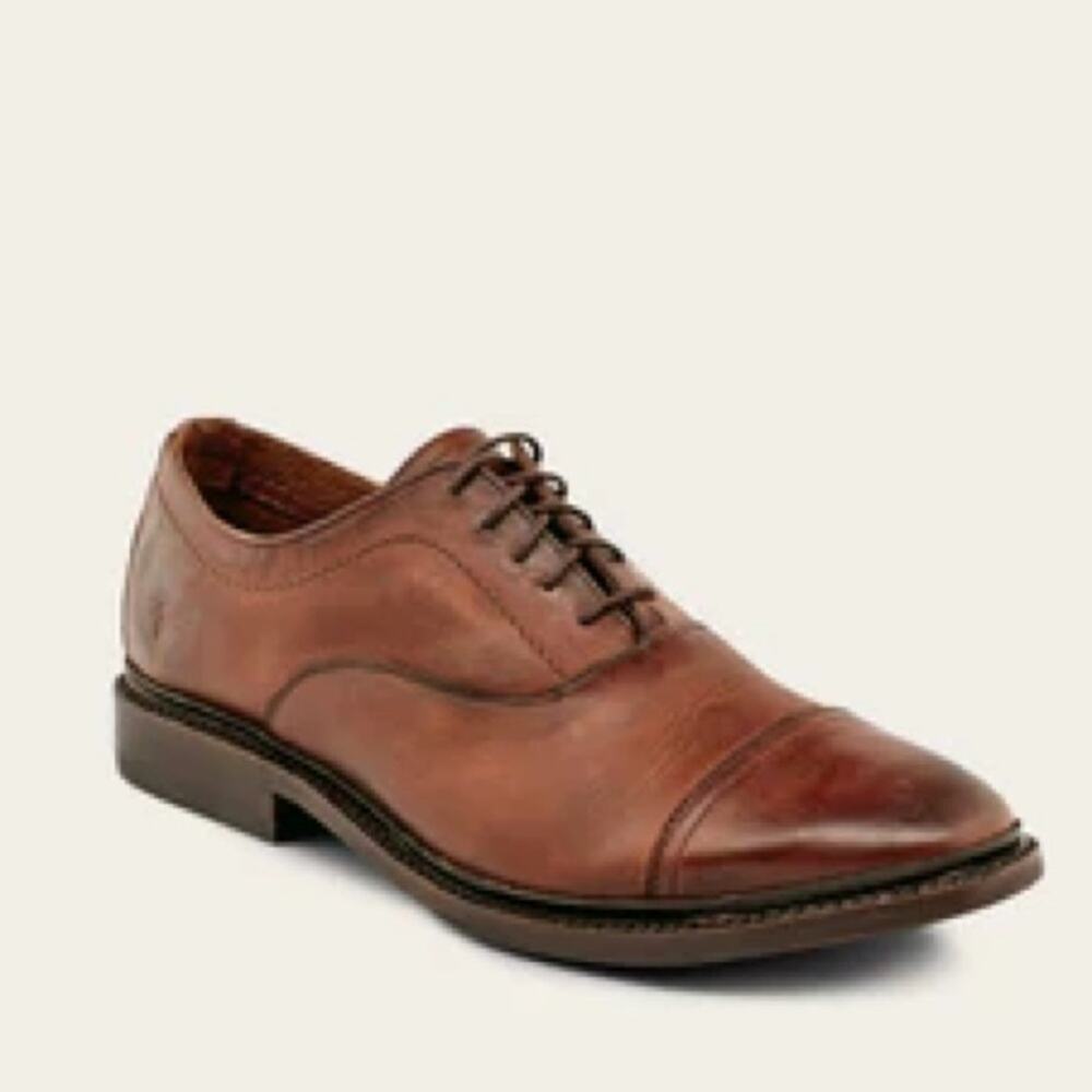 Frye Paul Bal Brown Leather Oxford Dress Shoes Size 11